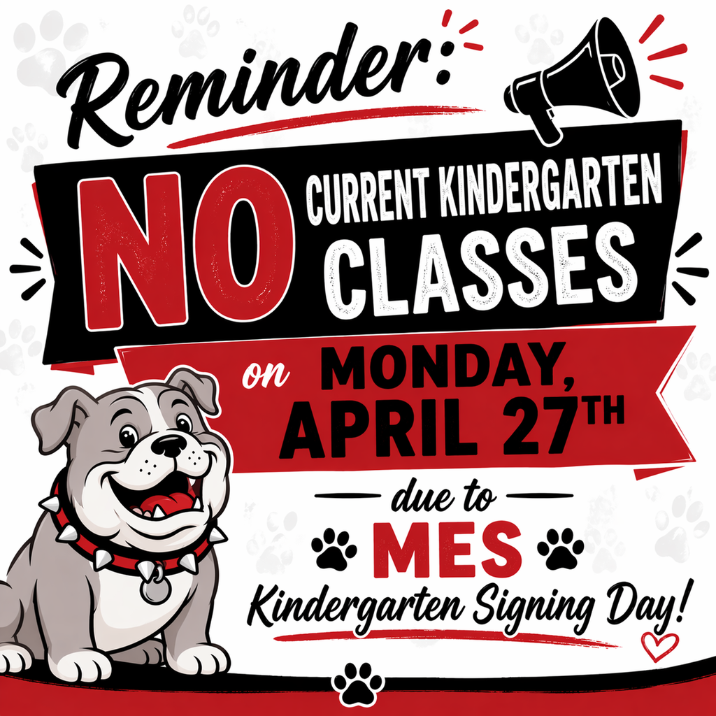 No current kindergarten classes on Monday, April 27th.
