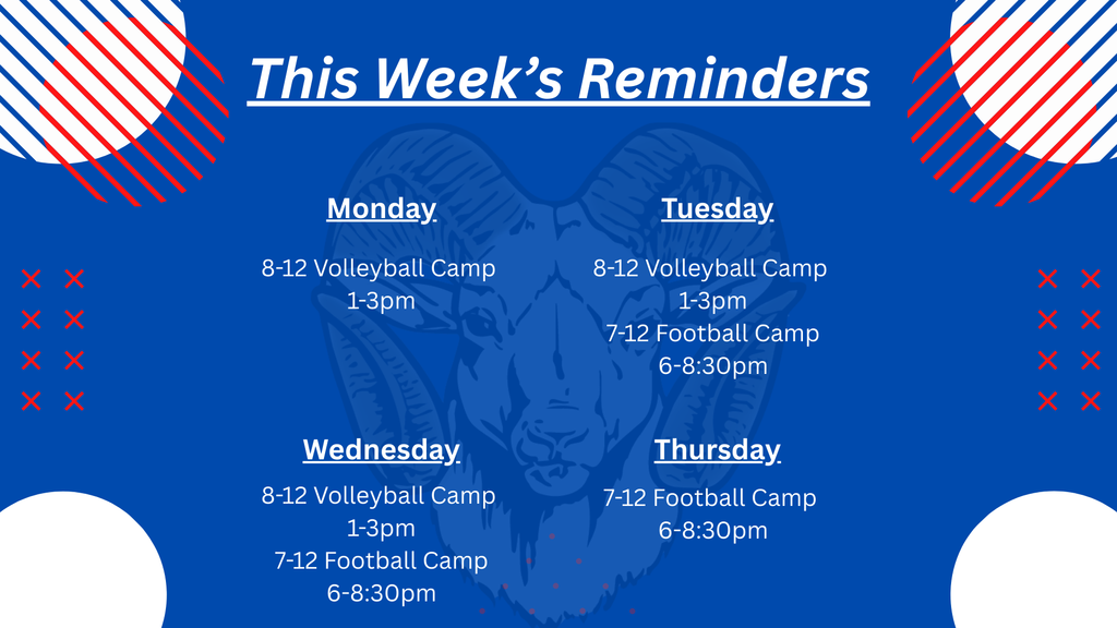 Camp Reminder