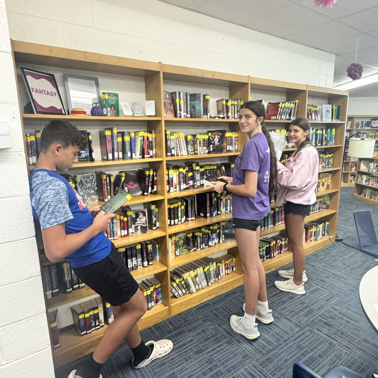 Freshman check-in out the new fantasy section!