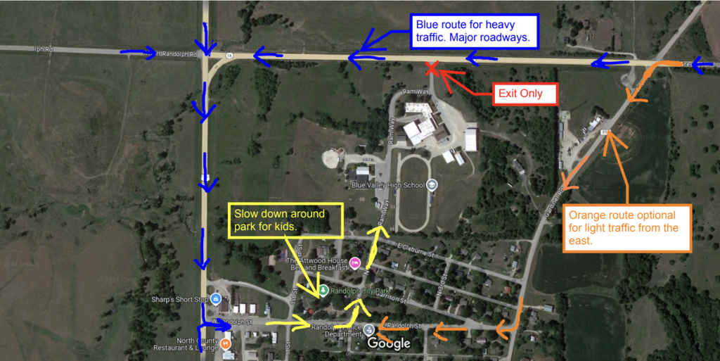 Traffic map
