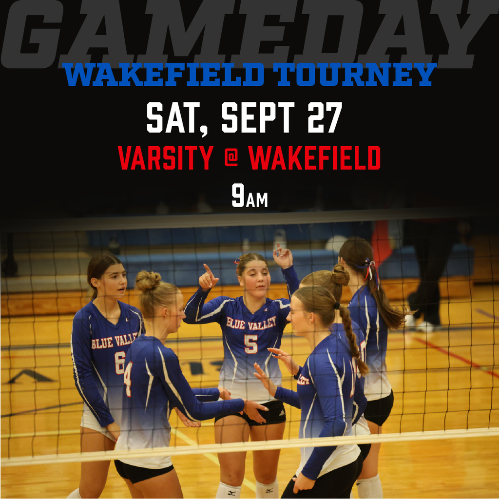 Volleyball graphic: Wakefield Tournament, Sat, September 27, 9am