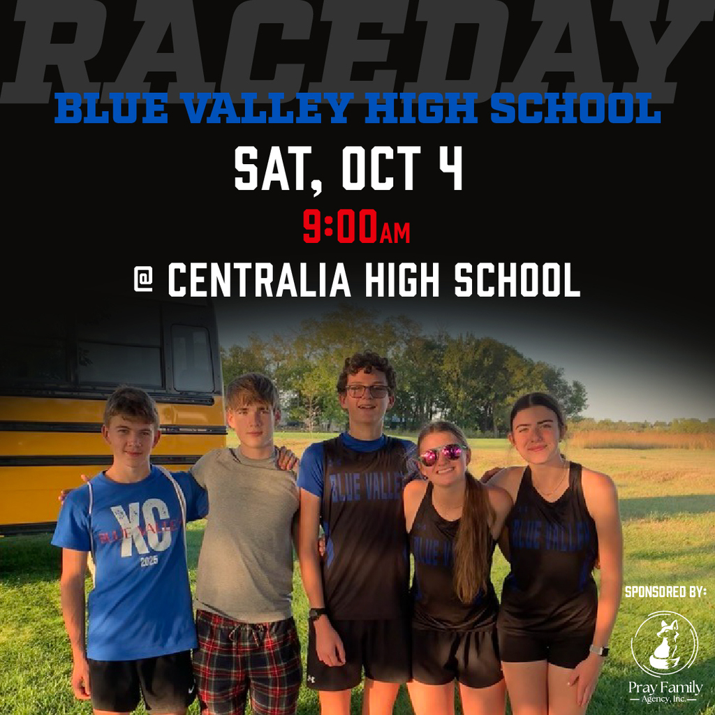 Cross country graphic: Saturday, October 4, 9am at Centralia High School