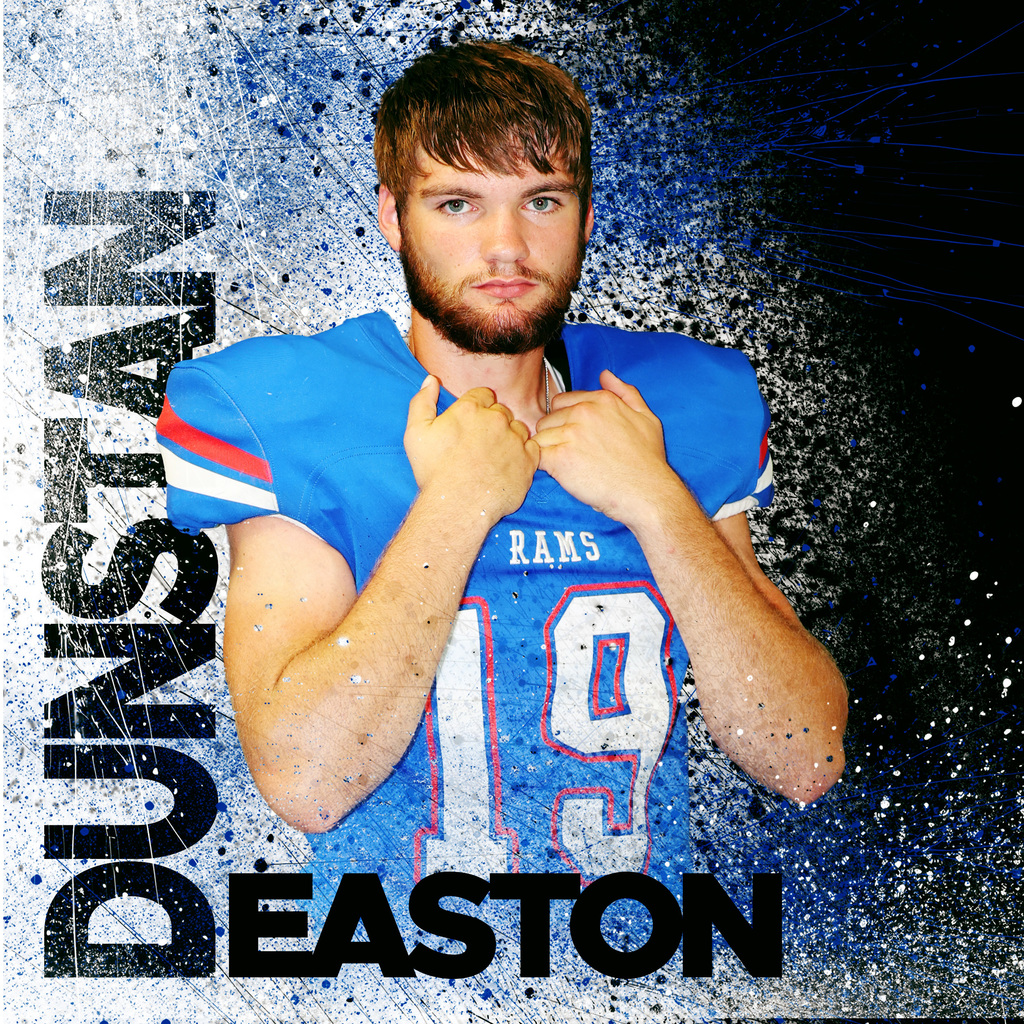 Football graphic of Easton Dunstan