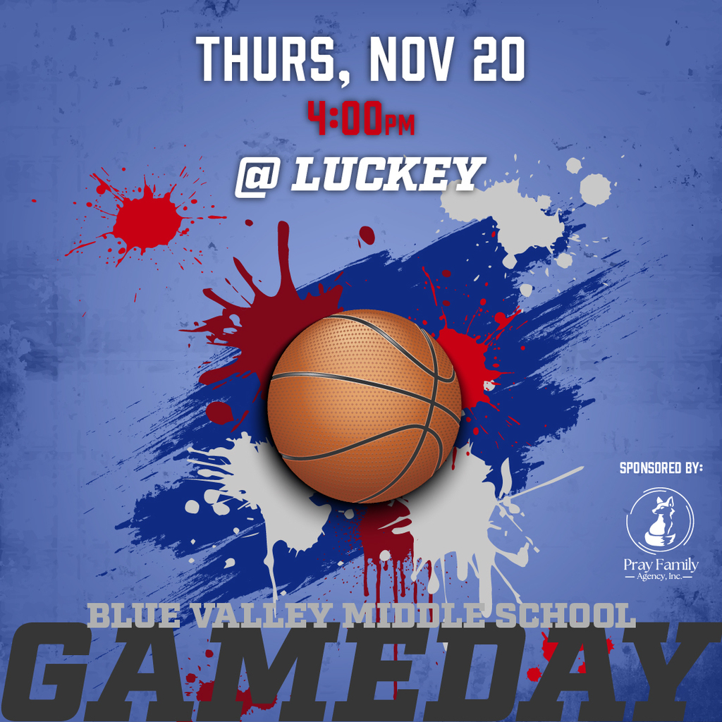 Basketball graphic: Thursday, November 20, 4:00pm at Luckey