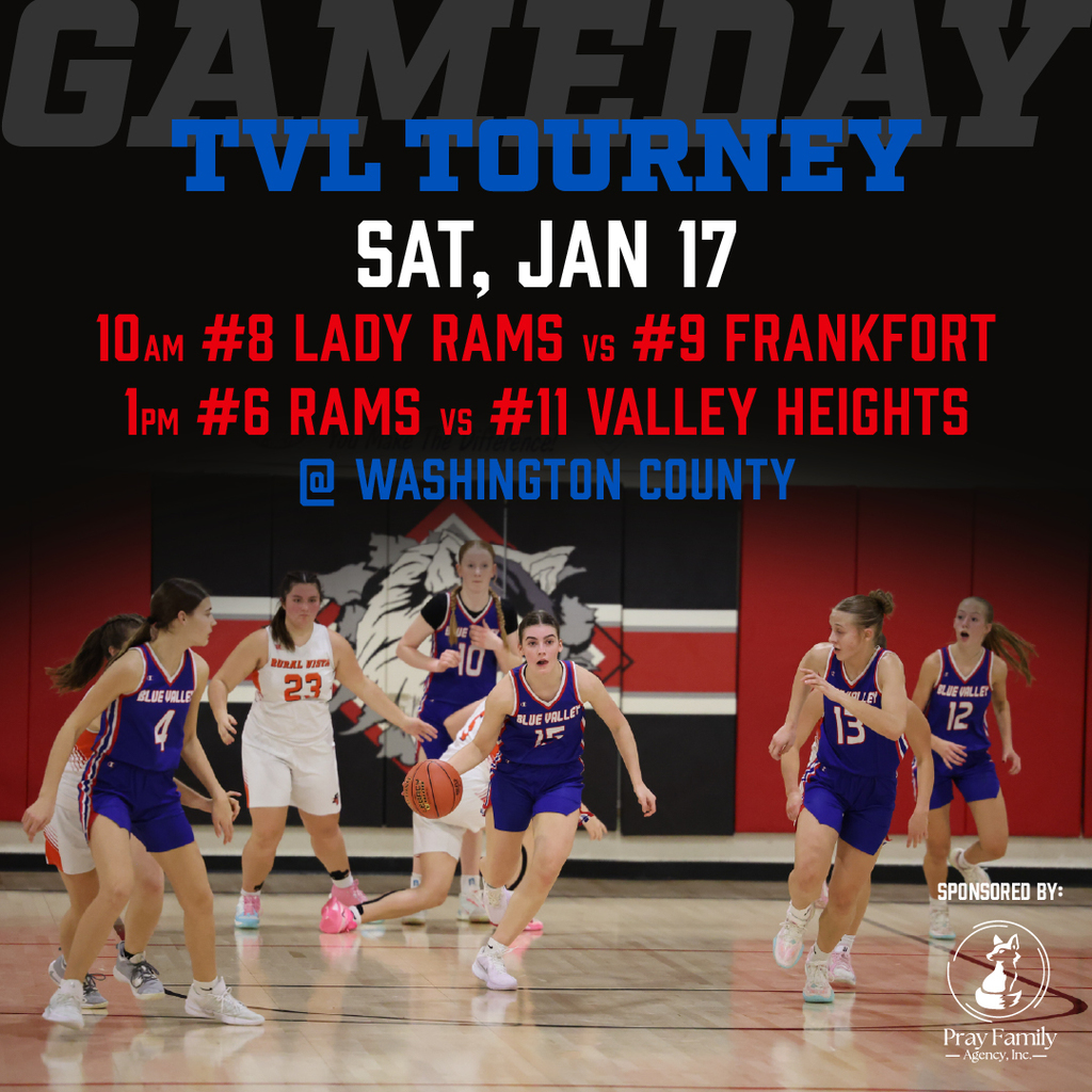 Basketball graphic: Saturday, January 17, TVL Tourney at Washington County