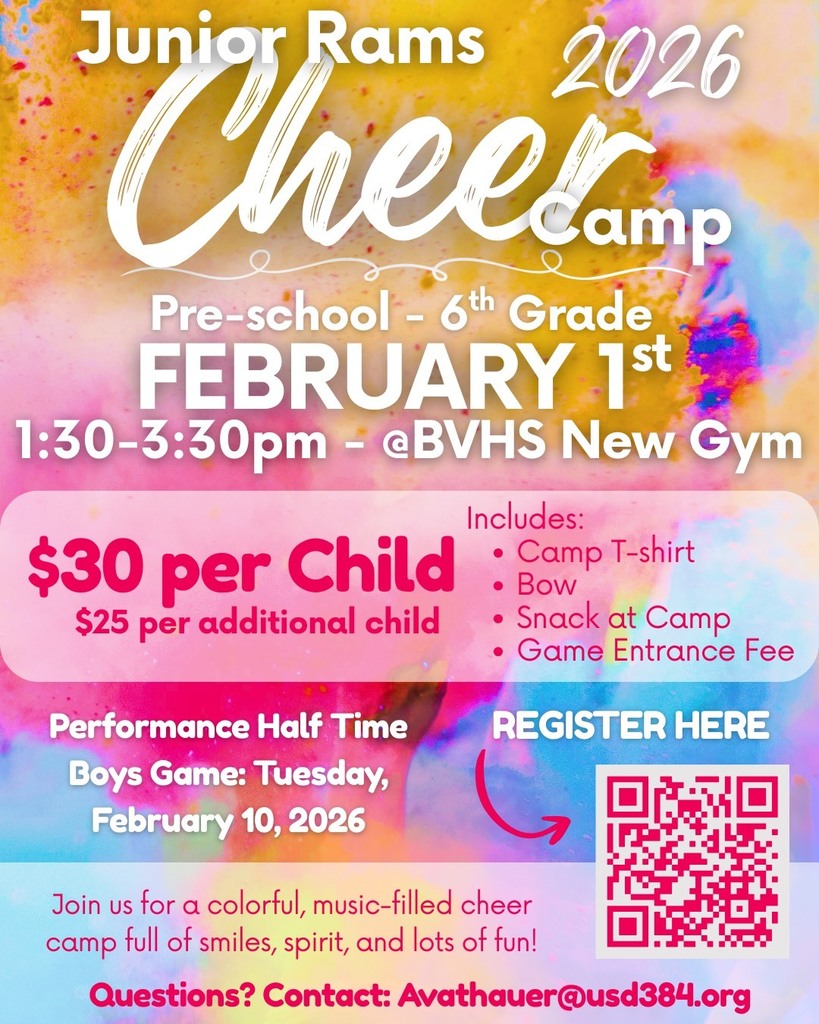 Junior rams cheer camp 