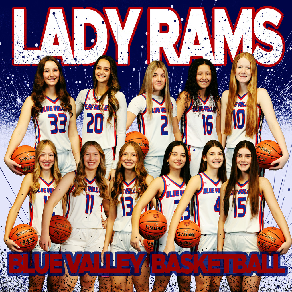 Lady Rams basketball team