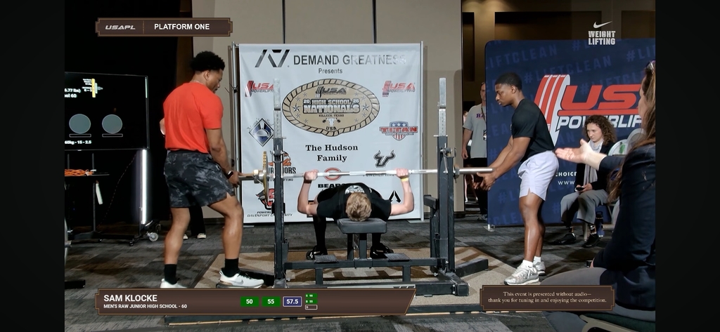 Sam Bench 57.5kg