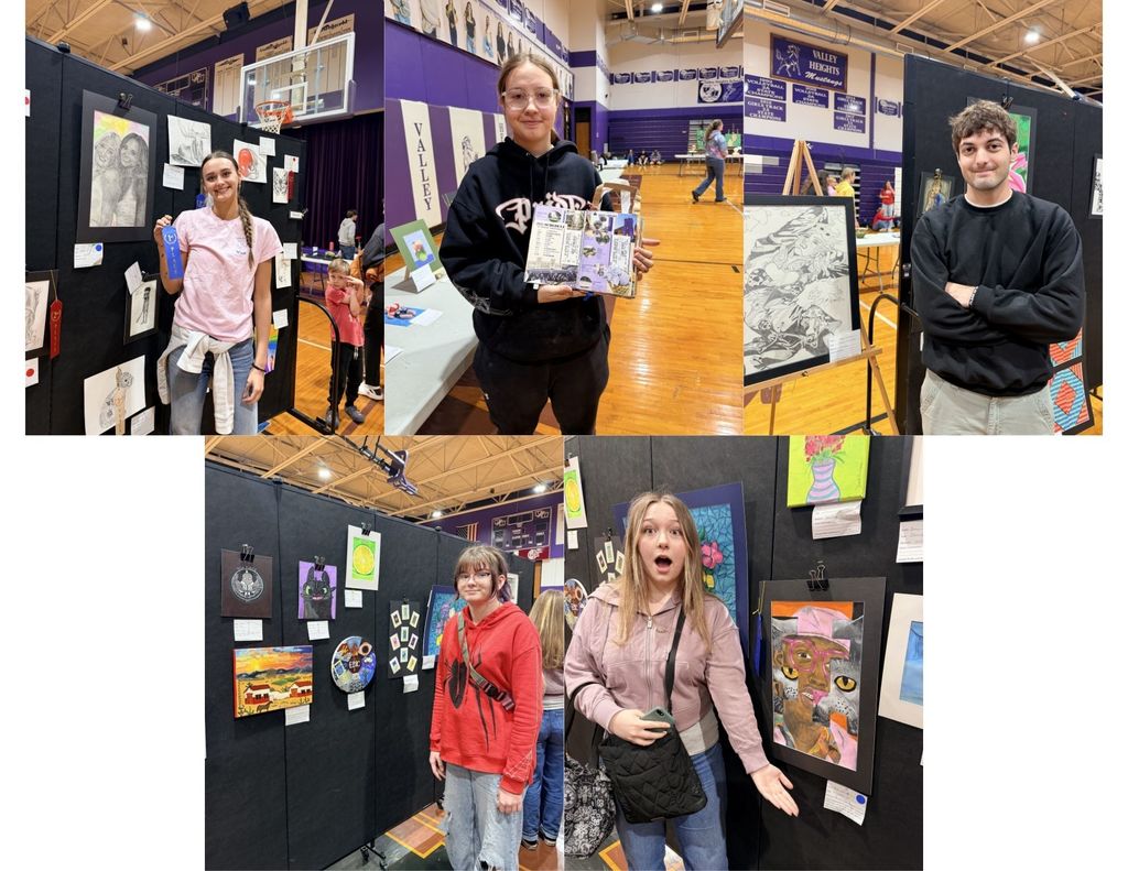 Emily Kirby, Kelbi Dettmer, Gage Williams, Jaidynn Whearty, and Anna Williams