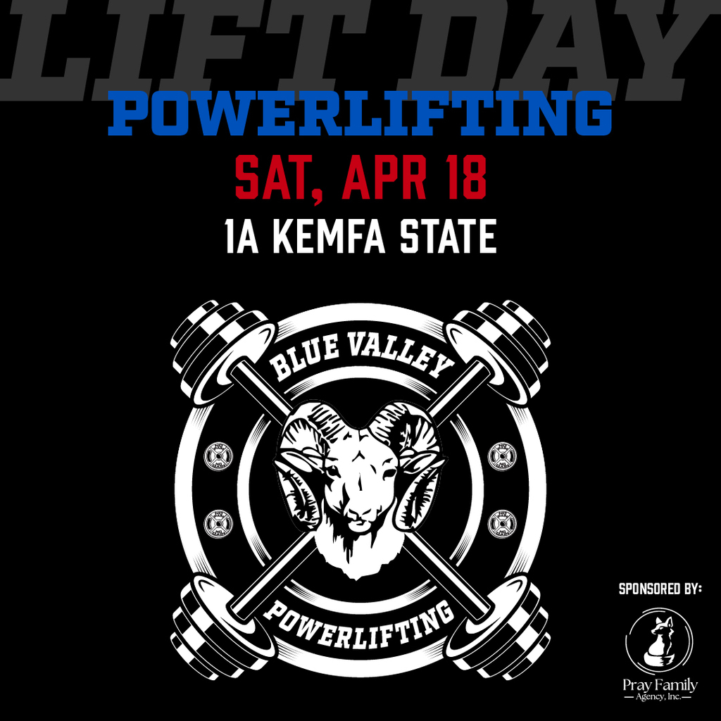Powerlifting graphic: Saturday, April 18