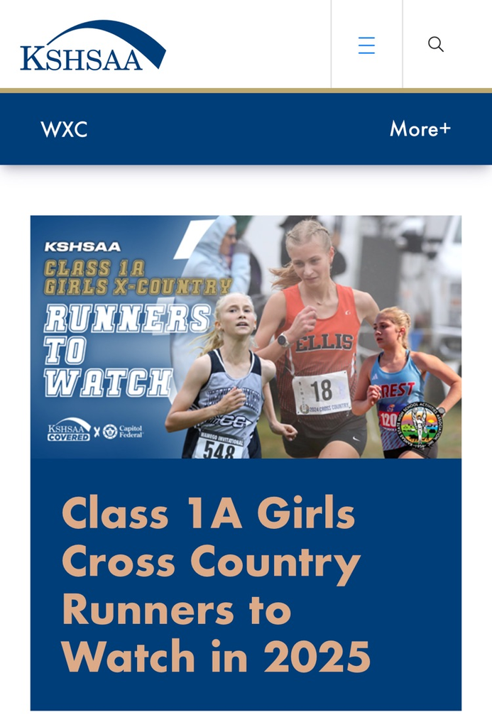 Ellis XC begins this Thursday.