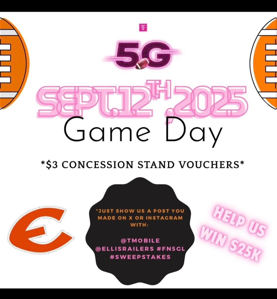 Football Concession Promotion 9/12/25