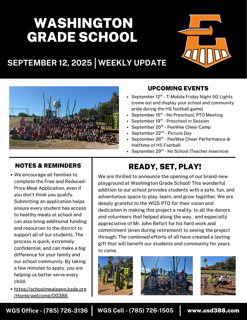 WGS Weekly Update