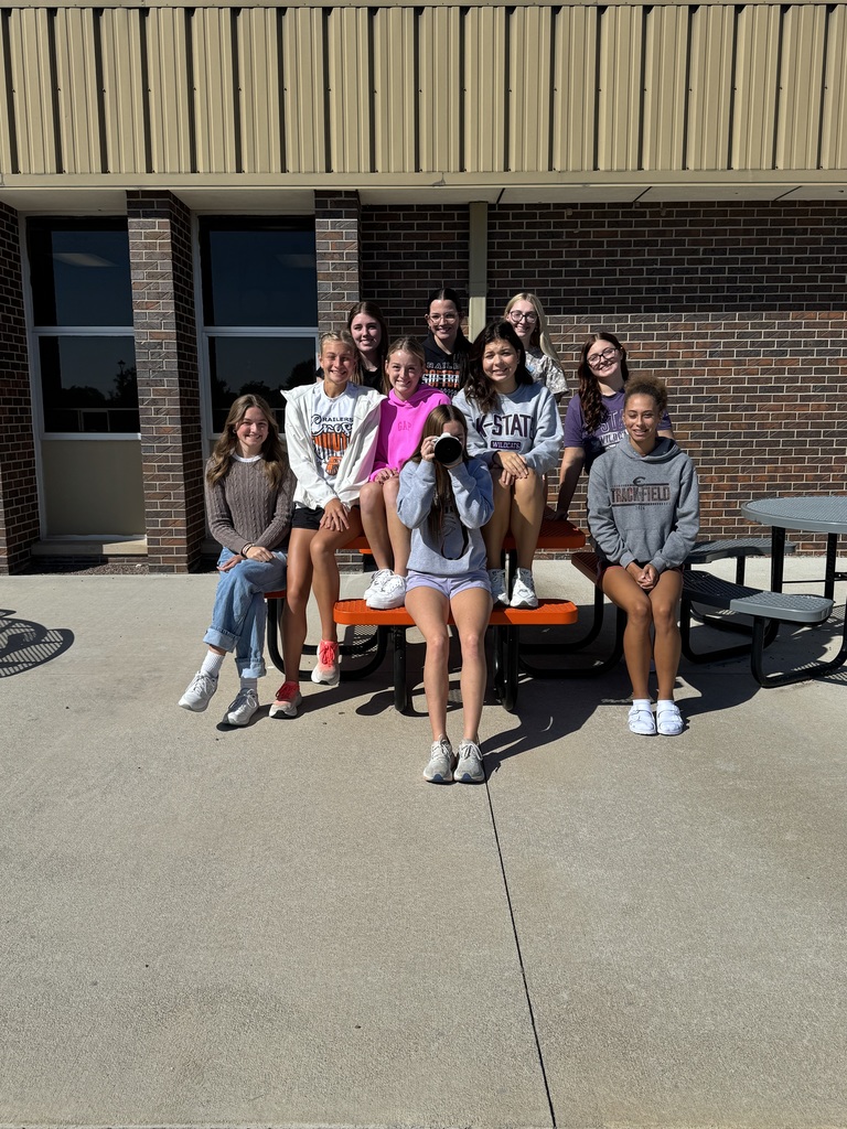 EHS Journalism Staff with the new camera.