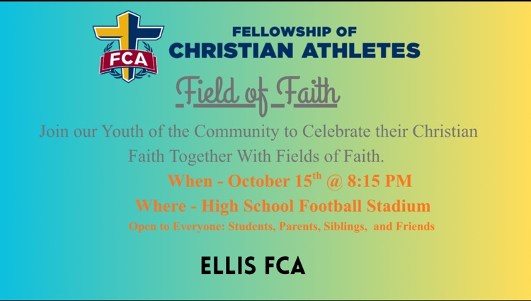 Ellis FCA - Fields of Faith