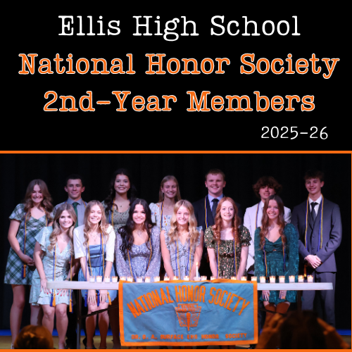 2025 National Honor Society 2nd Year Members