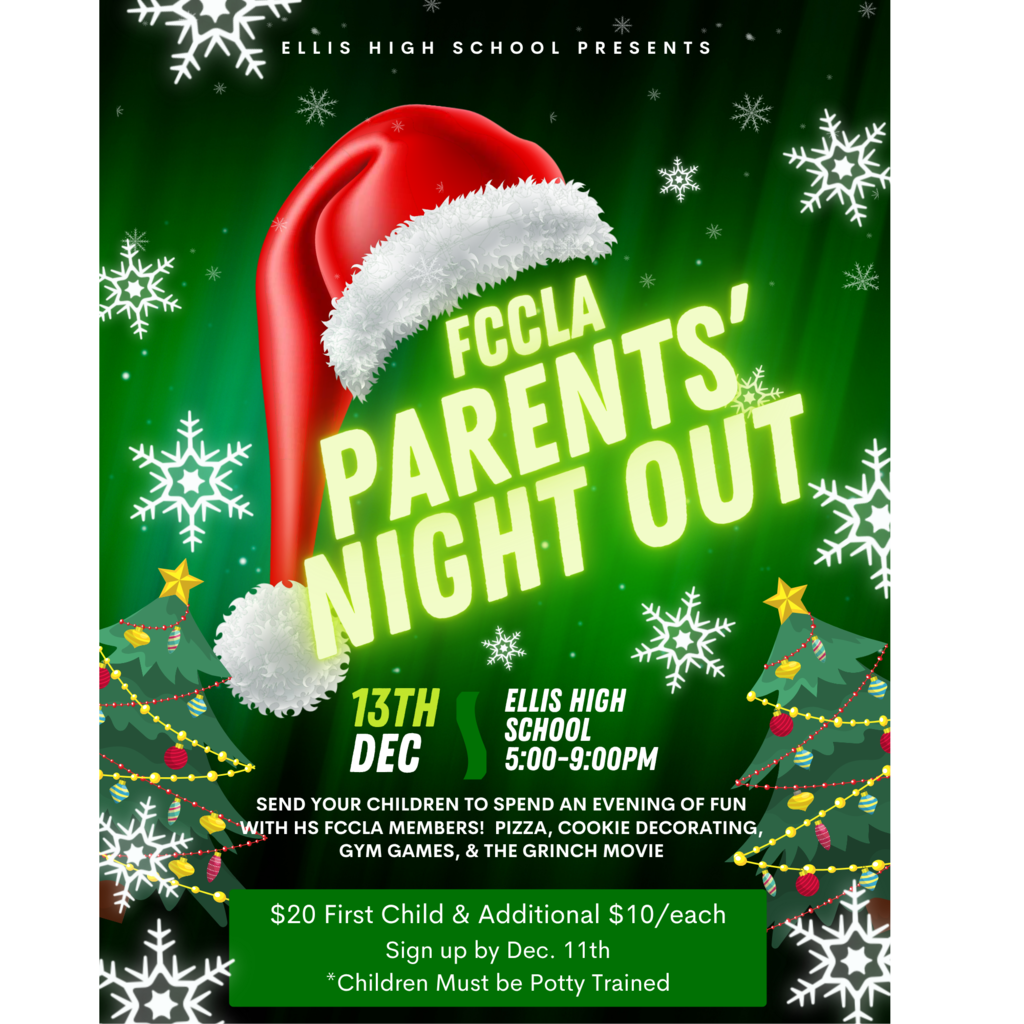 FCCLA Parents' Night Out 12/13/25