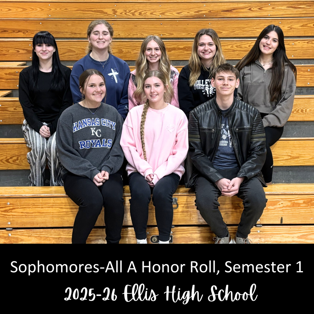 Sophomores-All A Honor Roll, Semester 1