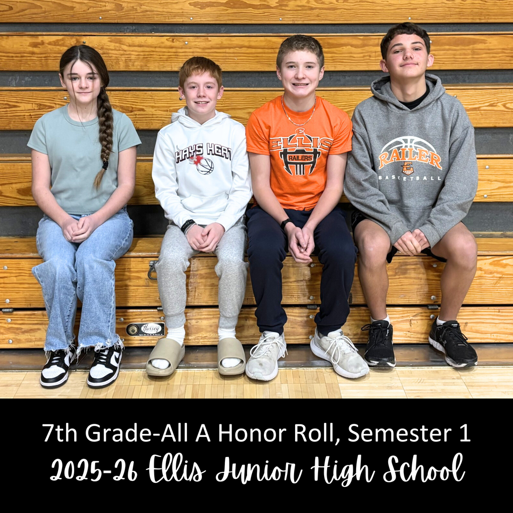 7th Grade All A Honor Roll, Semester 1