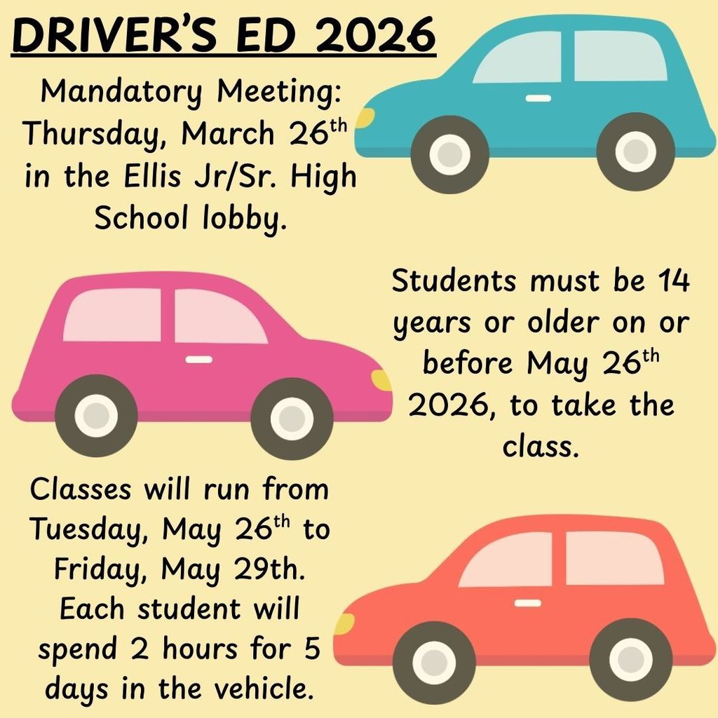 Drivers Education Meeting 3/26/26