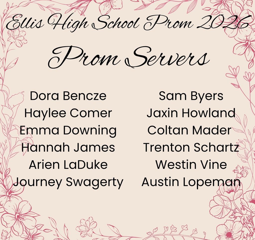 2026  EHS Prom Servers