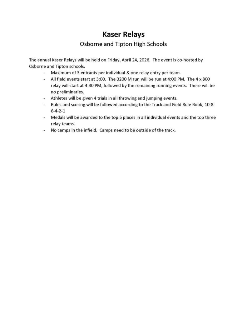 Osborne HS Track Meet