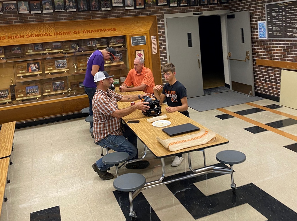 EHS Railroader Football Decal Night