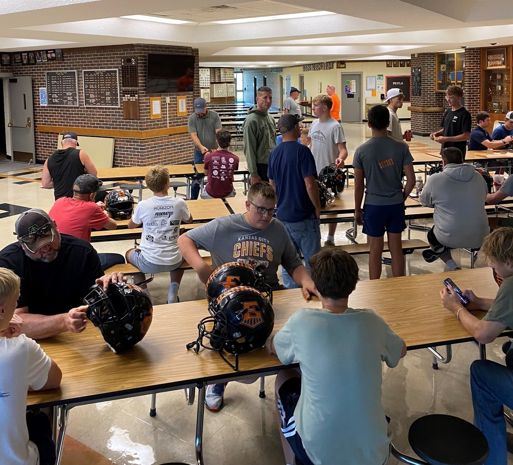 EHS Railroader Football Decal Night