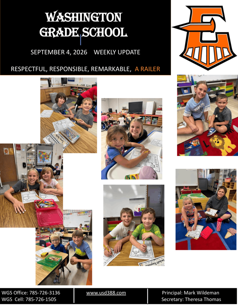 WGS Newsletter - Sept.4th