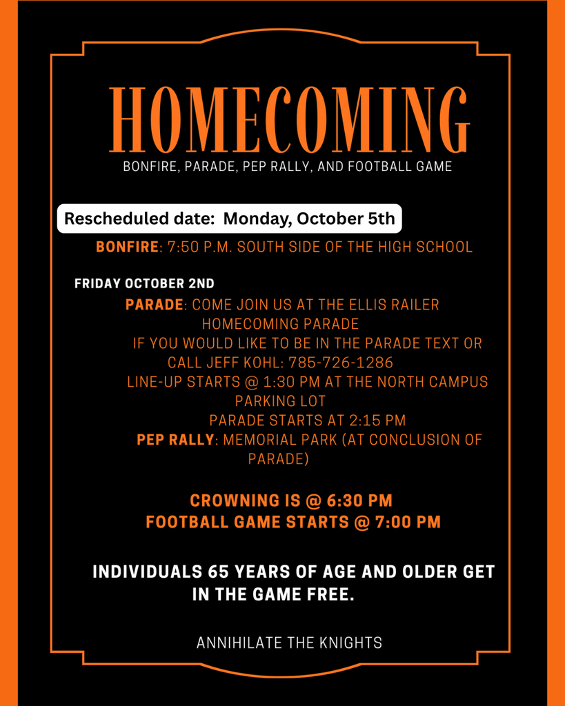 2026 HOCO Bonfire Reschedule