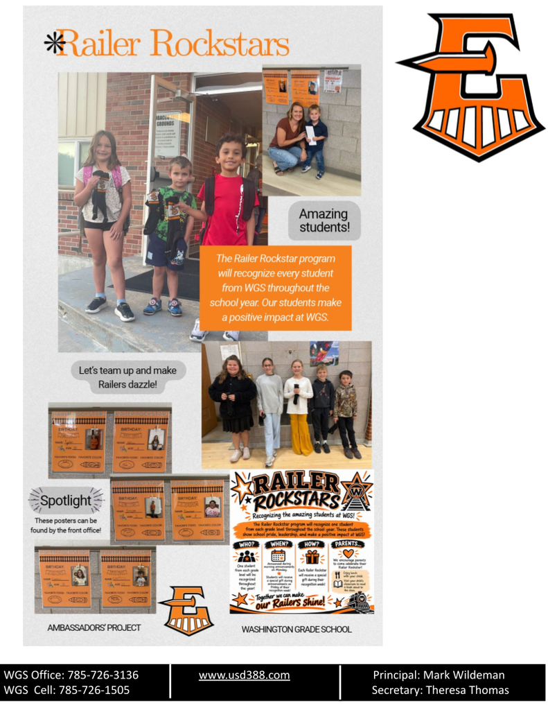 WGS Newsletter - Oct. 16th
