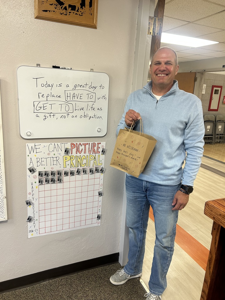 Happy Boss Day to Mr. Wildeman!
