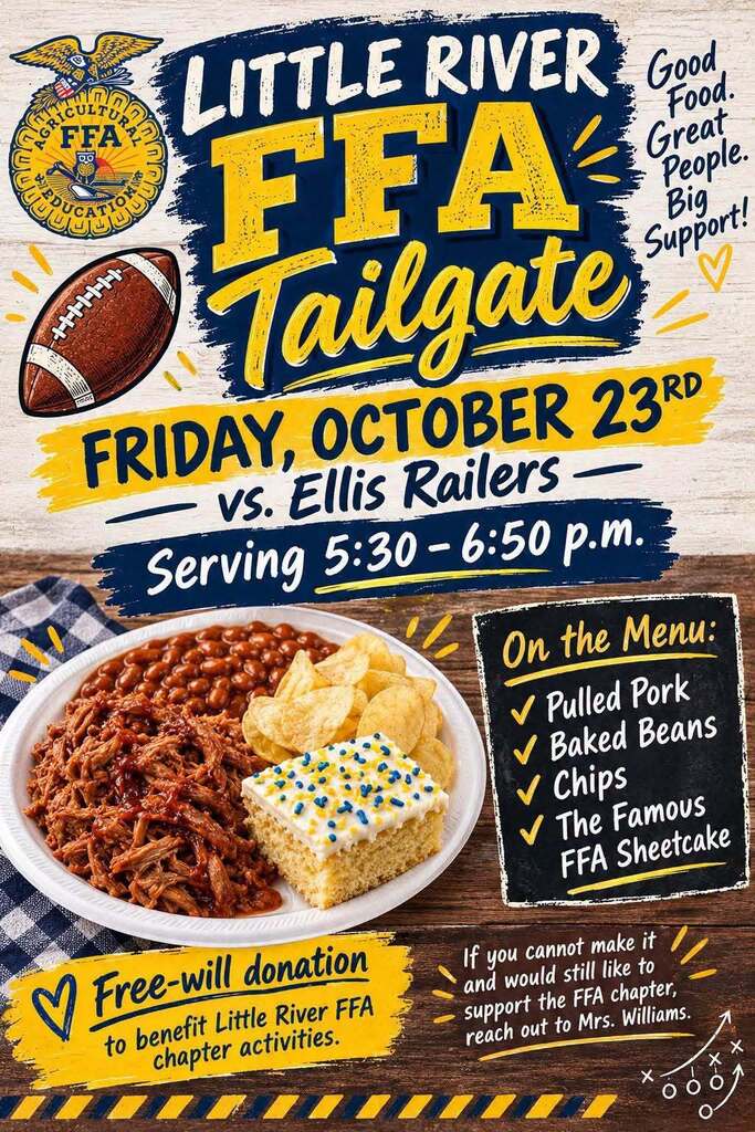 Little River FFA Tailgate 10/23/26