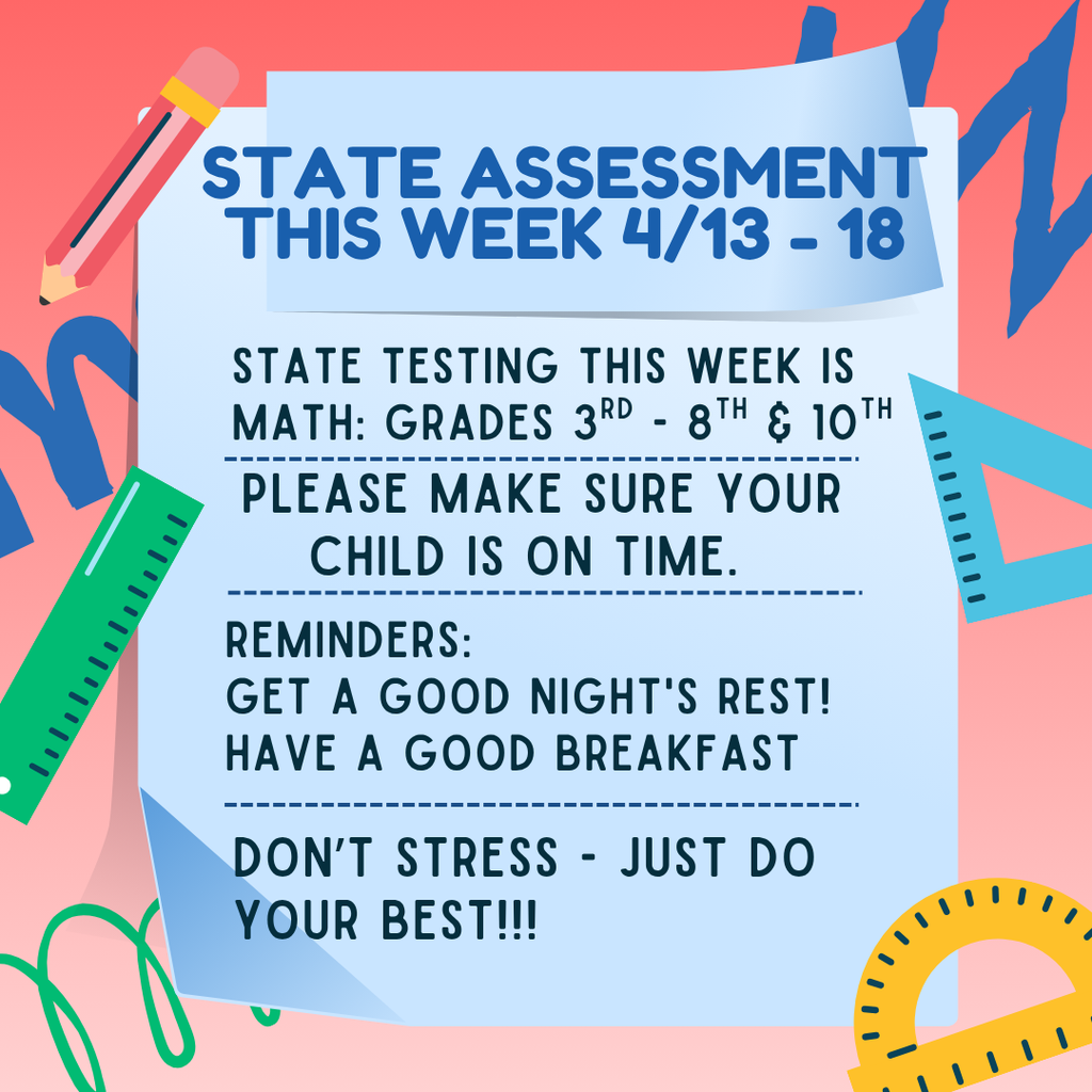 State Assessment 4/14