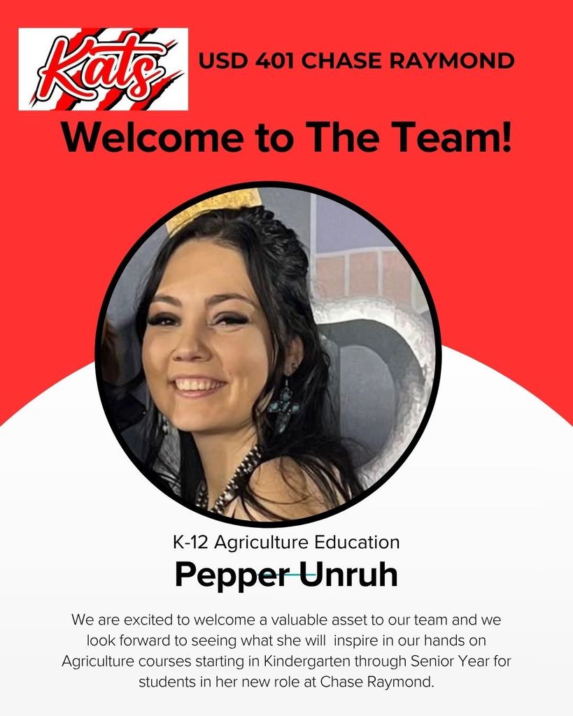 Pepper Unruh Ag Education Hire Announcement