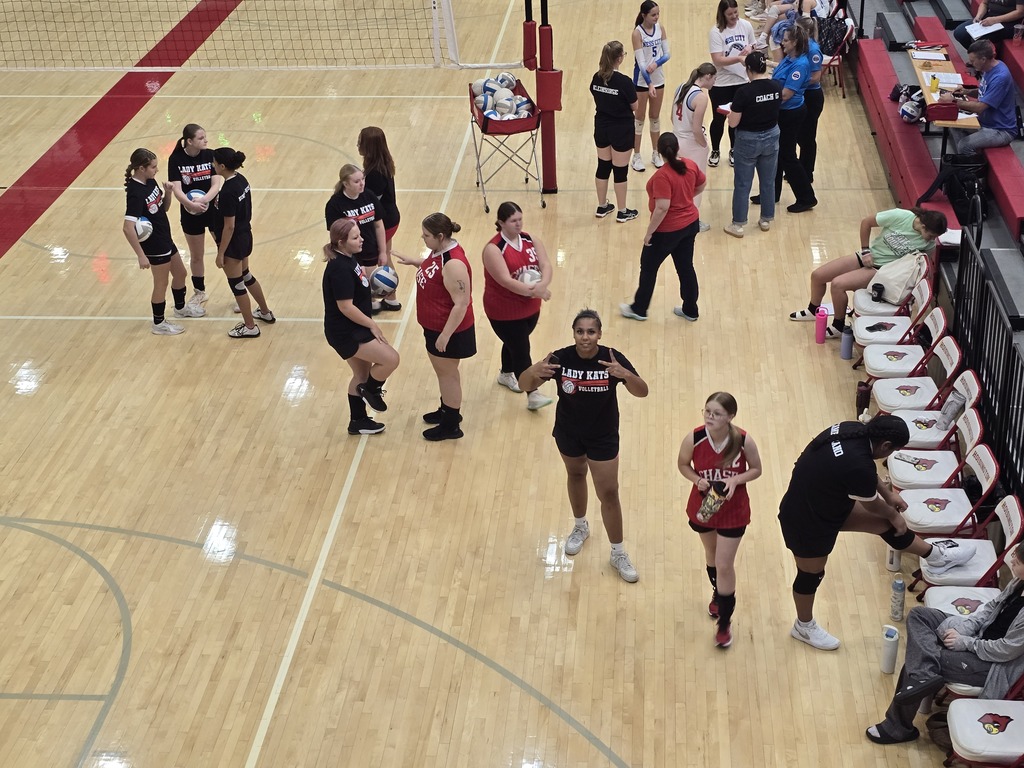 Warming up for Volleyball!