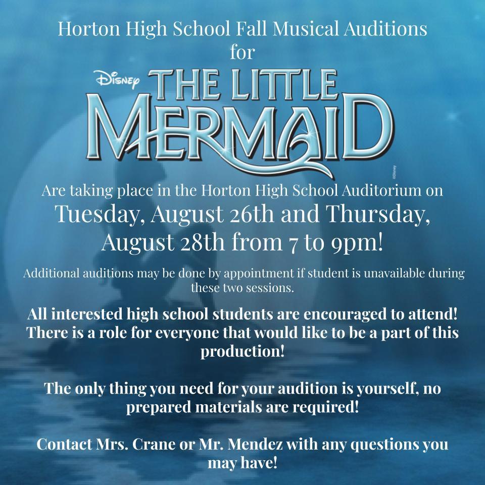 Auditions for HHS Fall Musical Coming Soon!