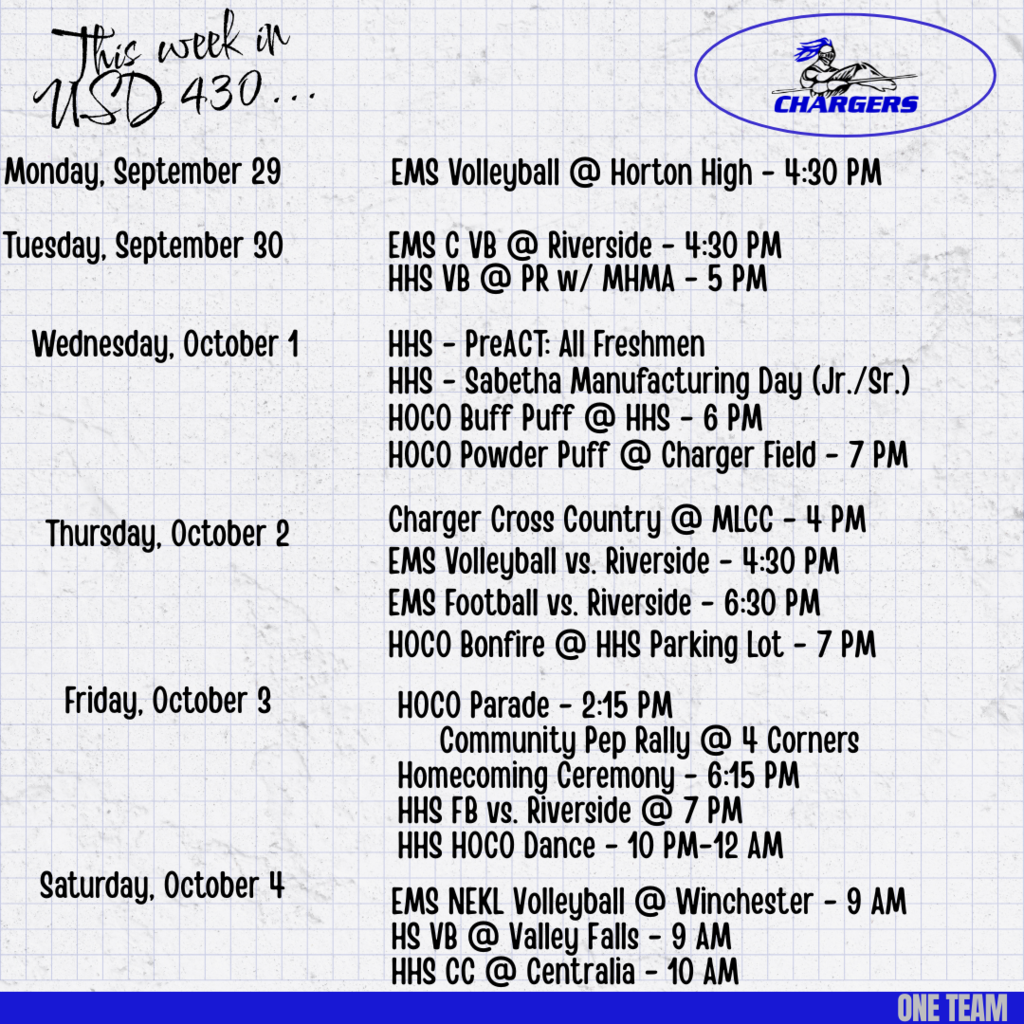 September 29 - October 4