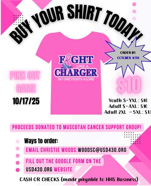 Pink out flyer