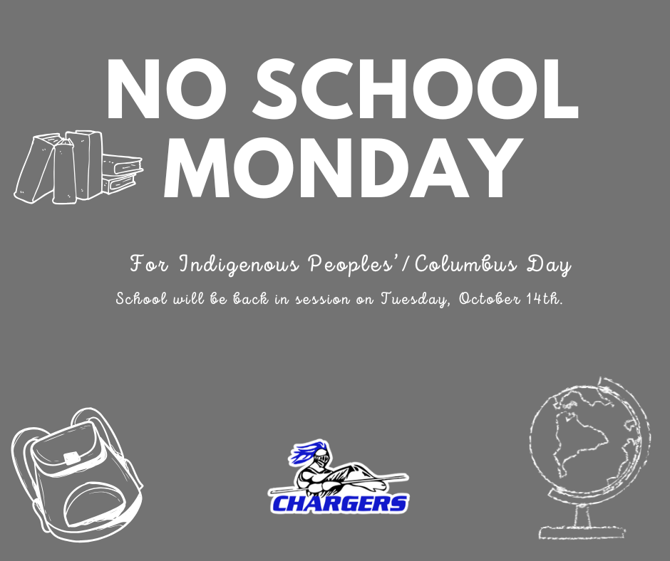 No School - Indigenous Peoples'/Columbus Day
