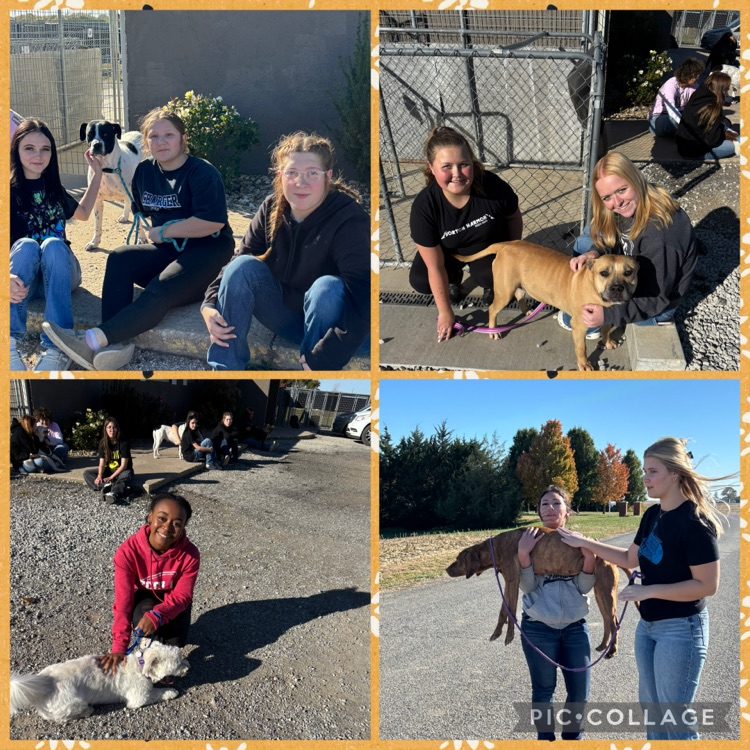 FCCLA attended the District EW Fall Leadership Conference and finished out the day doing community service at the Brown County Humane Society .