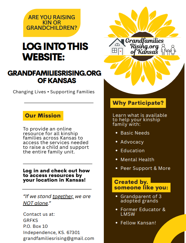 Grandparents raising grandchildren - website for resources