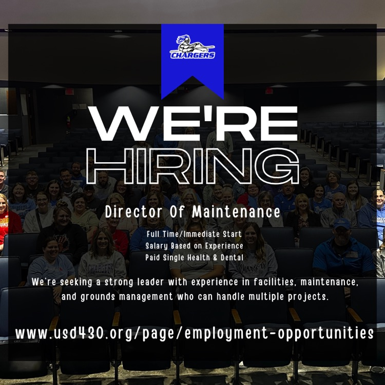 Hiring - Director of Maintenance