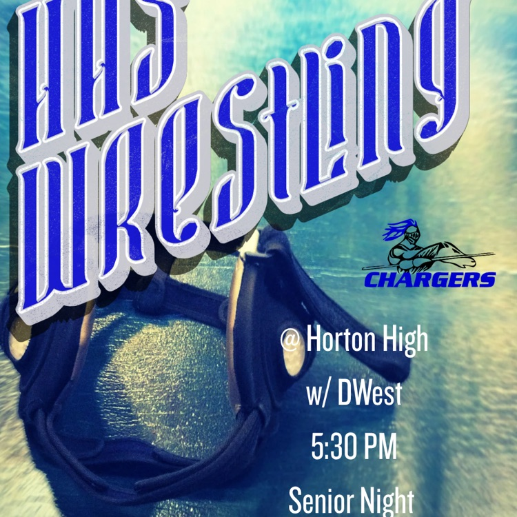 charger wrestling Home meet 530 Horton high school senior night