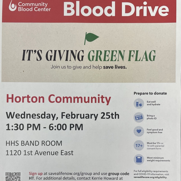 Blood Drive at HHS 2-25-26