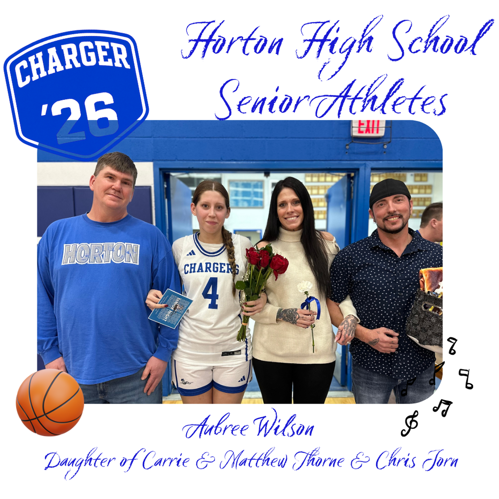 Four individuals stand together in front of a blue door. The woman holds roses, and the man on the right holds a purse.