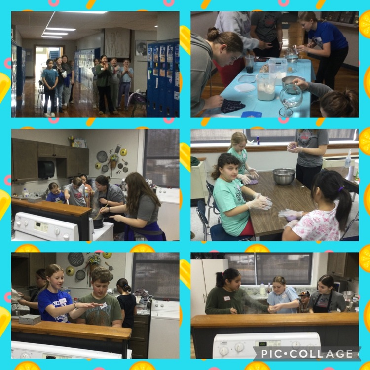 FCCLA held their annual Cooking Camp this past weekend. Students enjoyed and learned to make multiple recipes, proper measuring and nutrition facts. 