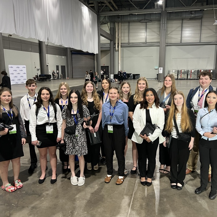 FBLA members getting ready to participate in the State FBLA conference