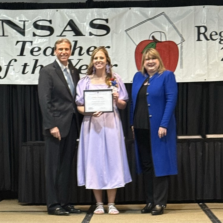 Ashley being recognized.