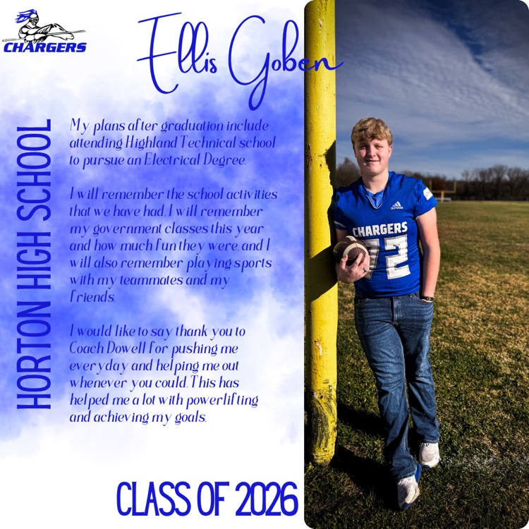 Ellis Goben Senior spotlight 2026